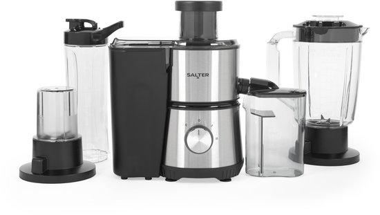 Salter 4-in-1 Juicer & Blender - 2 snelheden - Diverse accessoires