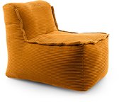 Lumaland Modulair Middendeel – Cord Zitzak met Zachte Structuur, Ideaal voor Bankmodules & Poefs, Met Vulling – 54×81×70 cm