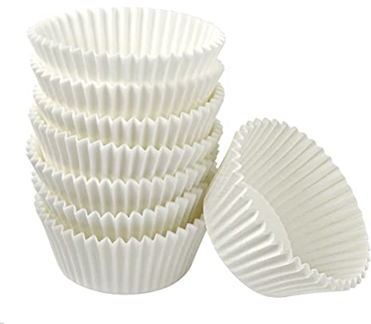 Papieren Muffin- en Cupcakevormpjes van FSC-gecertificeerd Papier - 75 Stuks - 7 x 3 cm