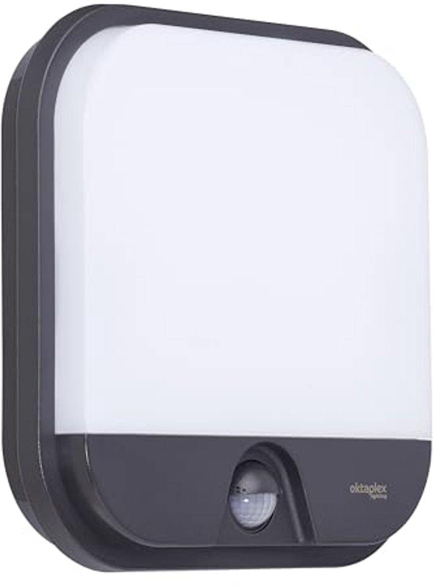 Buitenlamp met Bewegingsmelder - LED Wandlamp 3000K Warm Wit - IP54 - 1850lm