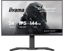 iiyama G-Master GB2441HSU-B1 Black Hawk - 24 inch - Full HD - IPS - 144 Hz - Verstelbaar