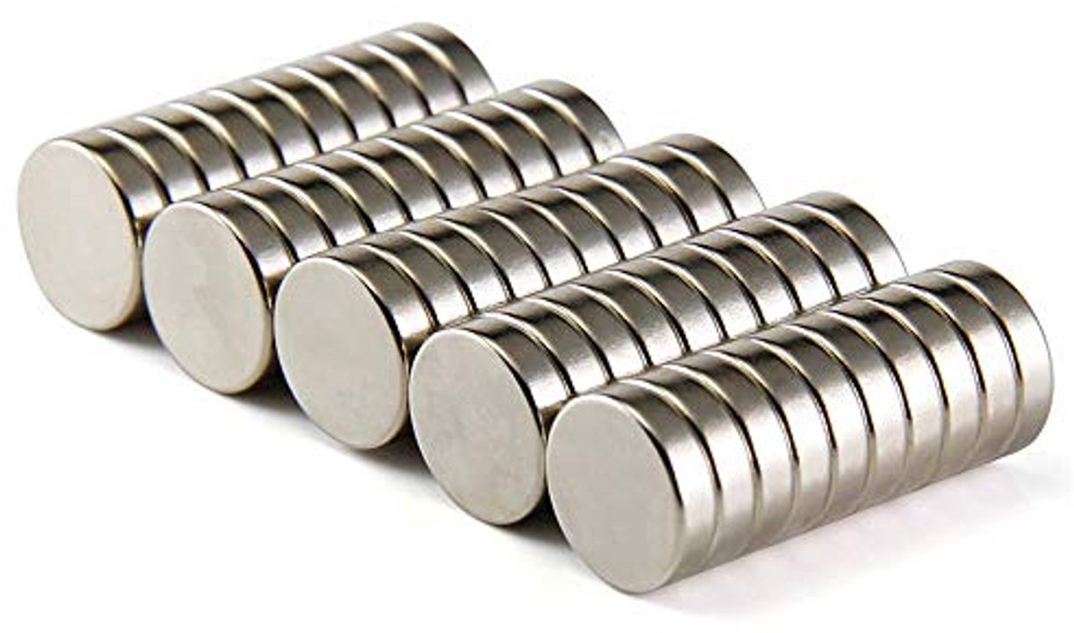 Sterke Neodymium Magneetjes 12 x 3 mm - 25 Stuks Koelkastmagneten voor DIY en Kantoor