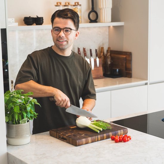 SOPHIOR Bloc à découper | Bois d'acacia | Durable et robuste