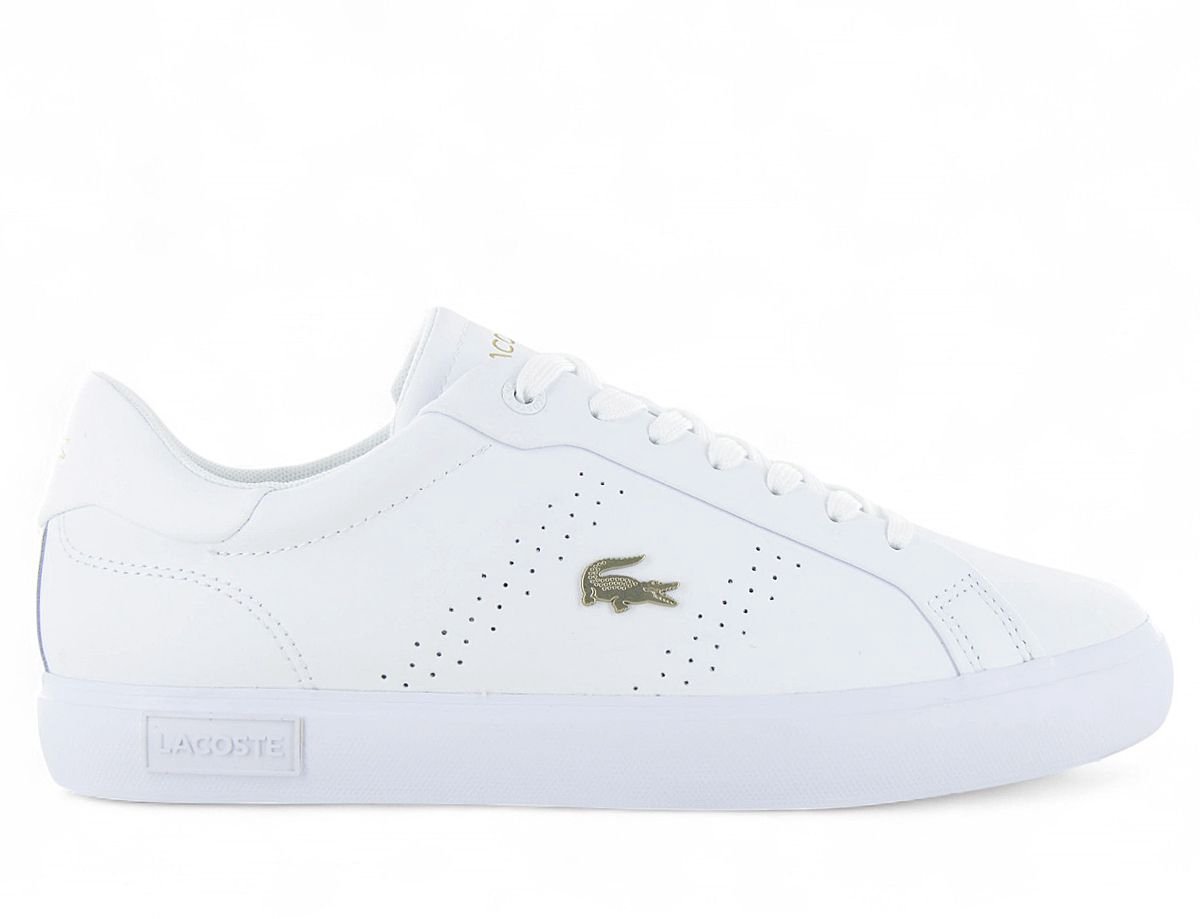 LACOSTE Powercourt 2.0 124 Dames Sneakers Schoenen Leer 747SFA0072216 Wit