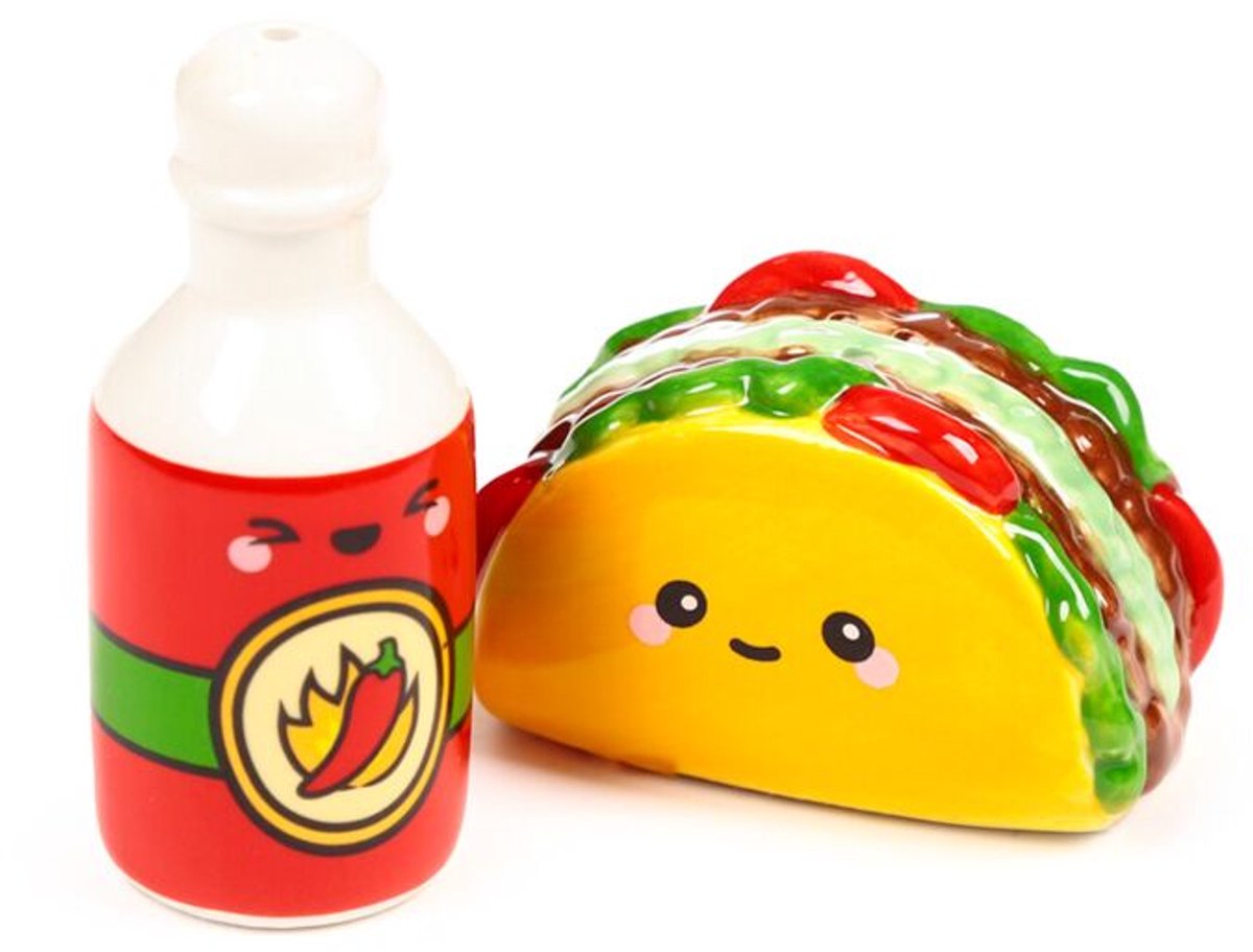 Frida de Taco & Hete Saus Foodiemals Peper- en Zoutstel