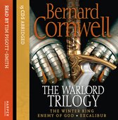 De Warlord Trilogie, 15 cd's, gelezen door Tim Pigott-Smith. Met een zwaard en harnashanden.