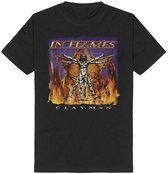 In Flames Clayman Cover Heren T-shirt - zwart - L