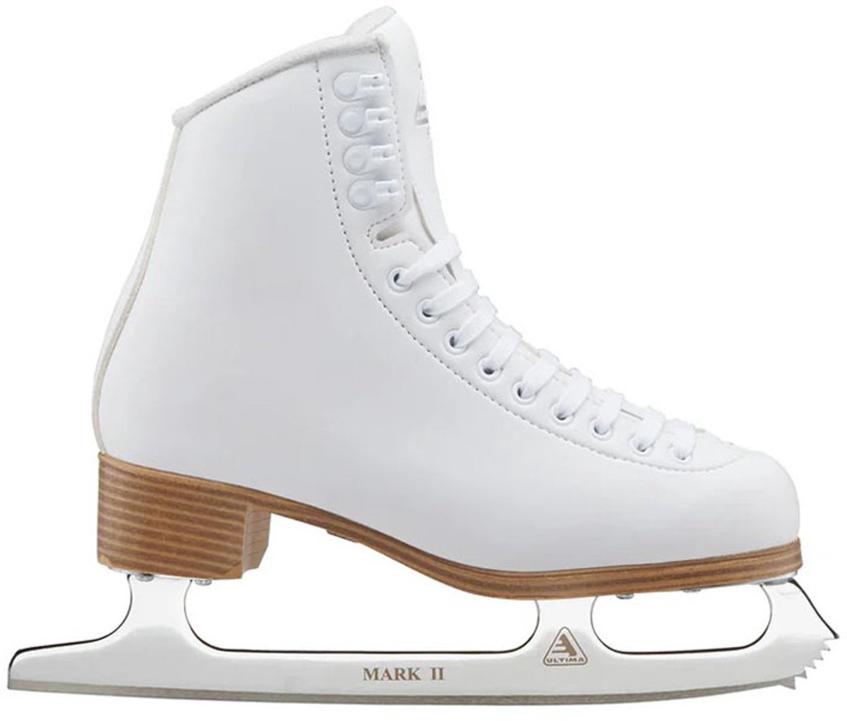 Jackson – 500 – Kunstschaatsen – Schaatsen – Dames – Wit – Comfort Enkelsteun & RVS IJzer – Maat EU 37