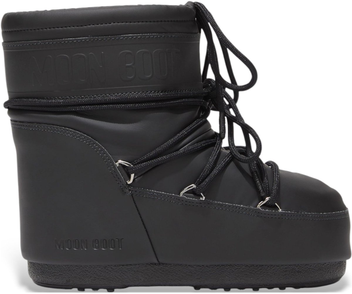 MOON BOOT Icon Low Rubber Boots Dames Zwart