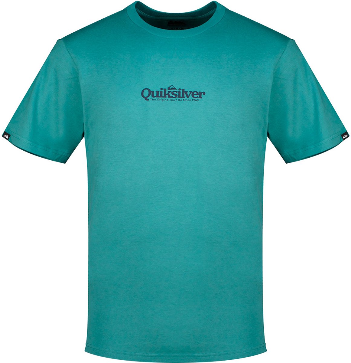 Quiksilver Fineline T-shirt Met Korte Mouwen 2XL Man Deep Sea