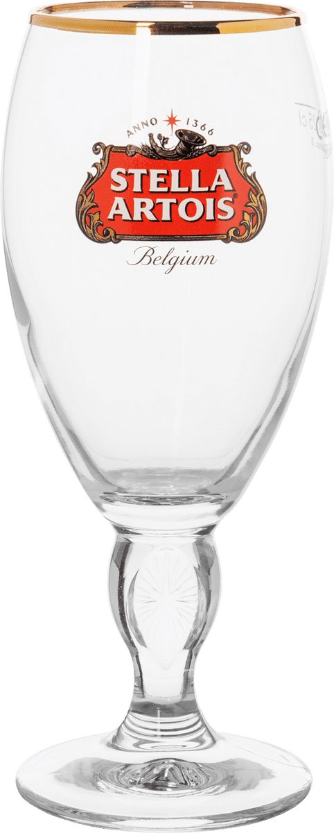 duo Stella-Artoisglazen - glas Stella-Artois op voet 2st