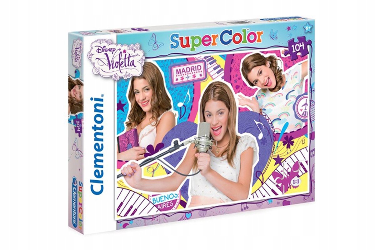 Puzzle Clementoni Supercolor Violetta 104 elementai, 6+