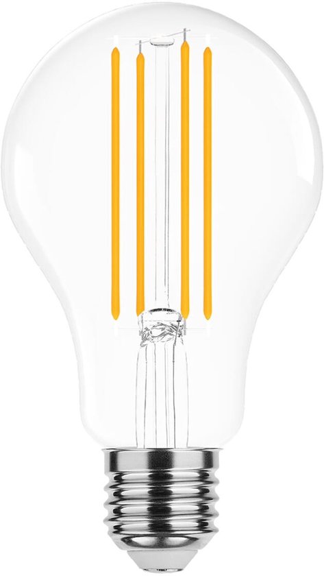Ampoule à filament LED dimmable - E27 A70 15W - remplace 125W - lumière blanche chaude 2700K