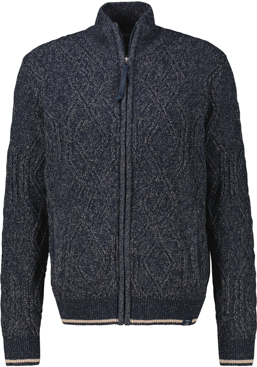 LERROS - Heren jas - Maat 3XL - Mannen - MARINE - katoen