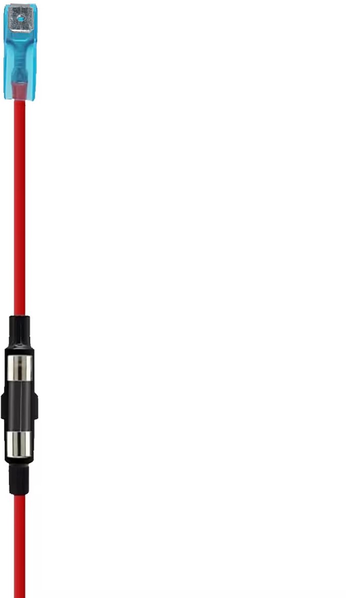 ProRide Piggy Aansluitkabel + Glaszekering KCD4 - 10A 220V - Rood