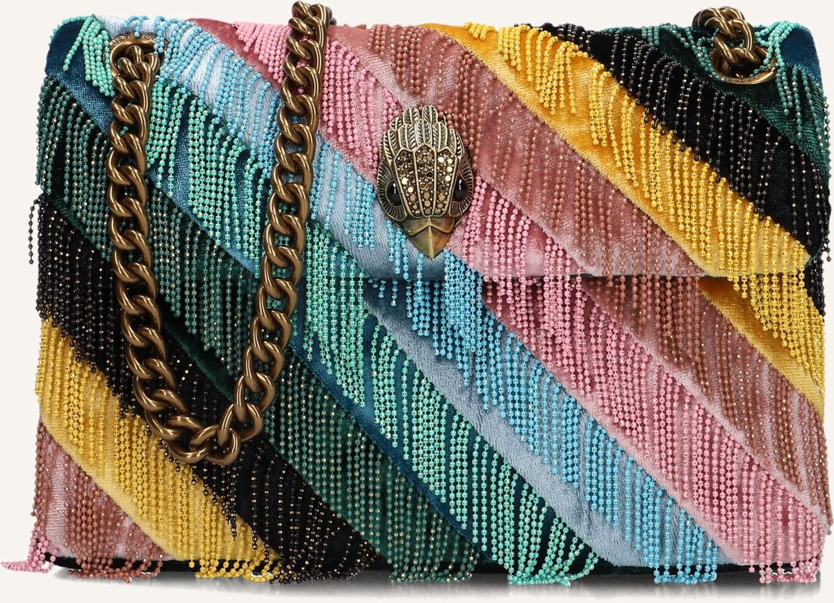 Kurt Geiger London Mini Kensington Fringes Crossbodytassen Dames - Multi - Maat ONESIZE