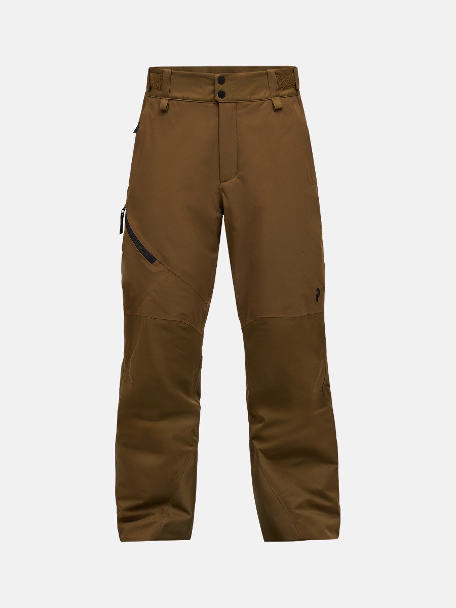 PEAK PERFORMANCE M SHRED INSULATED PANTS Meadow moss Bruin