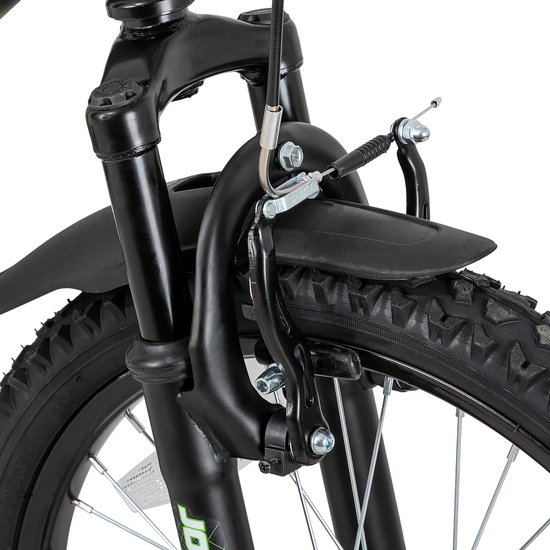 Joystar Contender Full Suspension Kinder Mountainbike - 20" - Handrem - Rem - Bel - Spatborden - Groen - Geschikt voor buitenactiviteiten in de lente van JOYSTAR — afbeelding 3