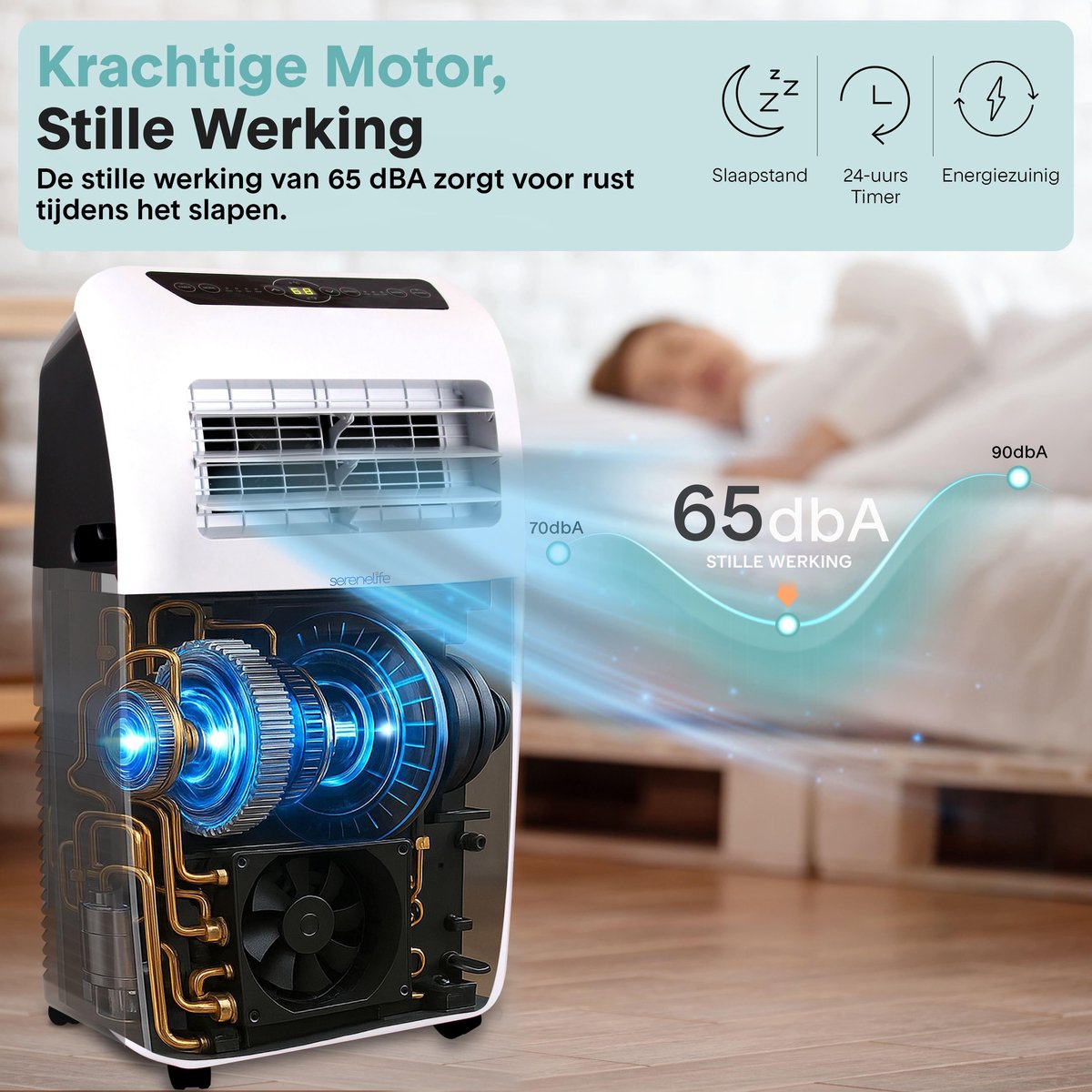 Afbeelding 3 van Airconditioner - Mobiele Airco - Draagbare Airconditioner -