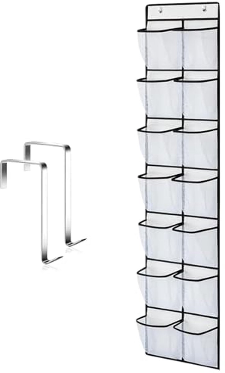 Schoenen Organizer voor aan de Deur met 14 Pockets