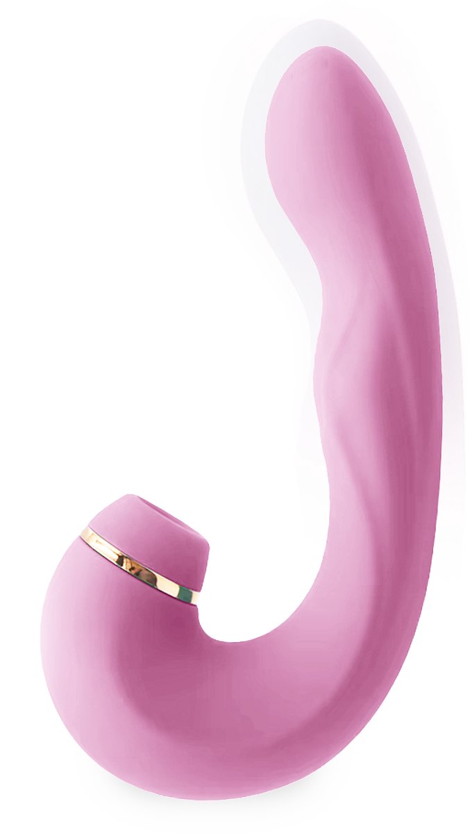 Vibrator voor Vrouwen – Clitoris & G-spot Stimulator met Zuig- en Drukfunctie – Penetratie Dildo – Sex Toys voor Vrouwen & Koppels – Seksspeeltjes Lovemytoy®