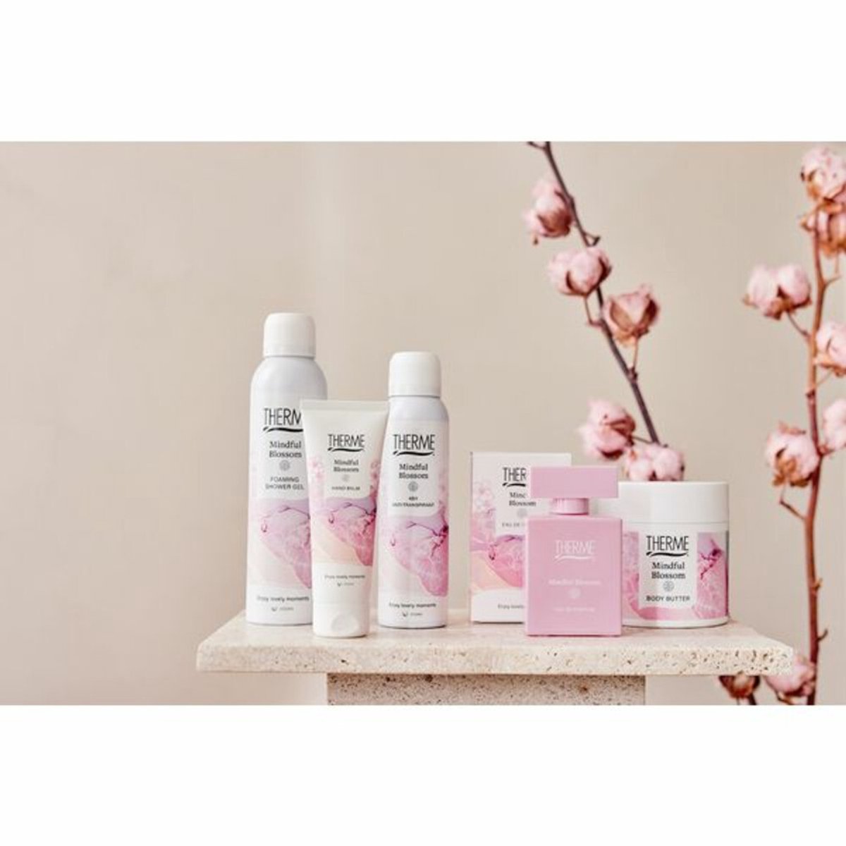 Therme Mindful Blossom Perfume Hair & Body Mist - 3 x 200 ml - Voordeelverpakking
