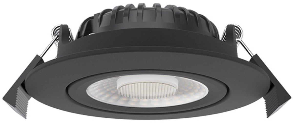 Miran Slim-Fit LED Inbouwspot 5W/7W - CCT 2700K/3000K/4000K - IP65 - Zwart - Dimbaar | Geen fitting | Extra Warm Wit-Warm Wit-Koel Wit | 5W-7W | 50.000 Branduren