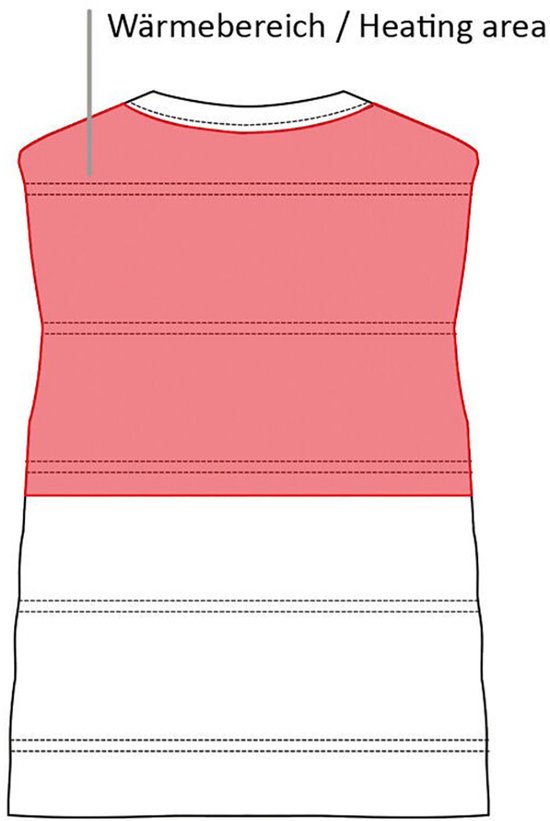 Gilet sans HKM avec fonction chauffante - noir - M