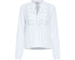 Only Dames Blouse regular fit Wit L V Hals Volwassenen