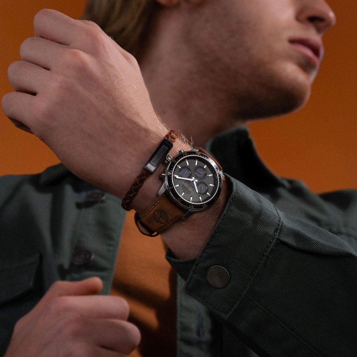 Horloge Parkman Black - Brown