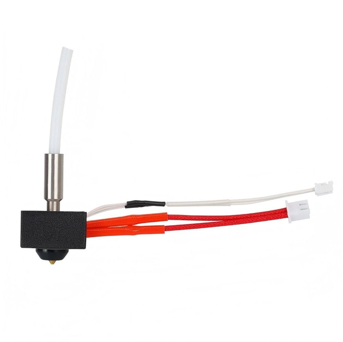 3D printer reserveonderdelen - 3D Printer Nozzles - Hotend Printkop Kit, Verwarmblok met Nozzles, Silicone Hozen, Thermistor en Verwarmdraad, Geschikt voor diverse 3D Printers