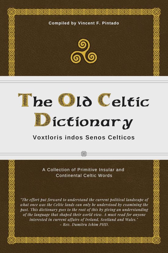 The Old Celtic Dictionary - cover