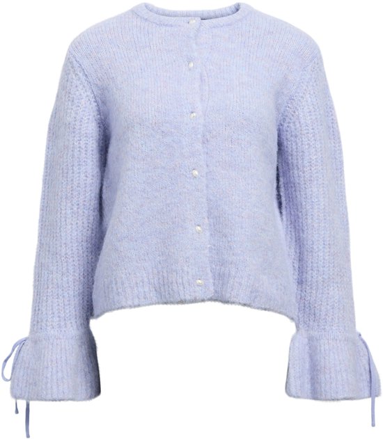 JDY JDYROMANCE SHORT CARDIGAN - Chaqueta de punto - sky captain/azul marino