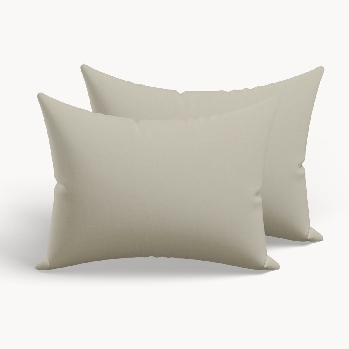 HappyBed Taupe kussensloop set 2 stuks - 80x80 cm - 100% Microvezel - Ultieme slaapcomfort