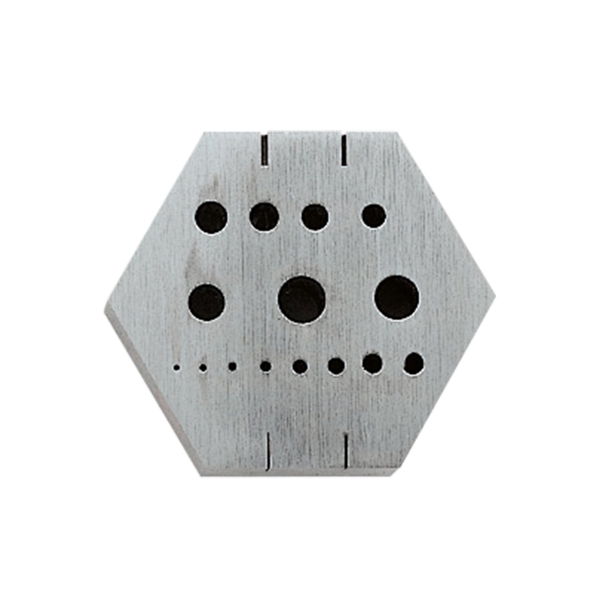 Klinknagelaambeeld - gemaakt van gehard staal - met 15 verschillende gaten