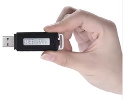 Hear&Listen Afluisterapparaat - Mini Afluisterapparatuur - Digitale voicerecorder - 16GB - Recorder - Dictafoon - Audio recorder - Afluisteren - Opnemen - Spy - Spyopname