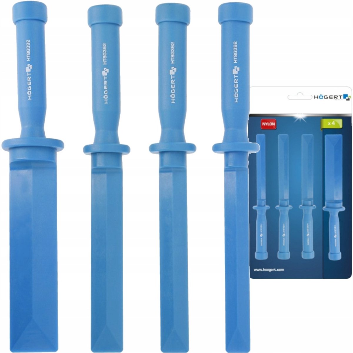 Nylon Schraper Set - 4 Delig - Voor Verwijderen Afdichtingen en Verf