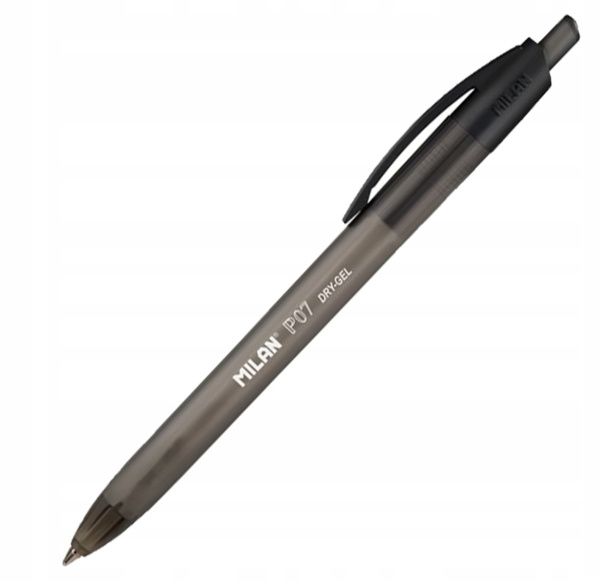 Milan P07 Gelpen Zwart - Sneldrogende Inkt, 0.7mm Punt