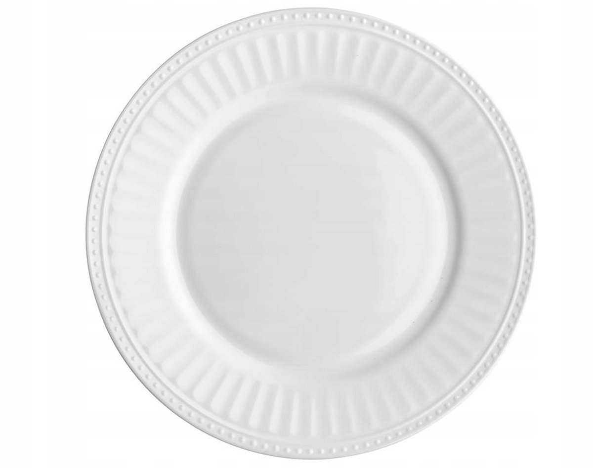 Florina Roma Plat Dinerbord Wit 25 cm - Elegant & Duurzaam