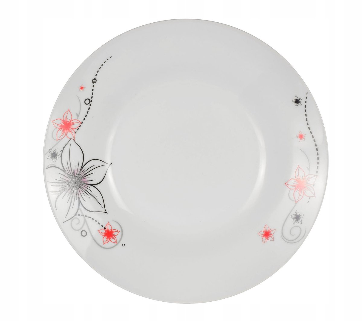 Porseleinen Diep Bord 23 cm - Elegante Bloemendessin