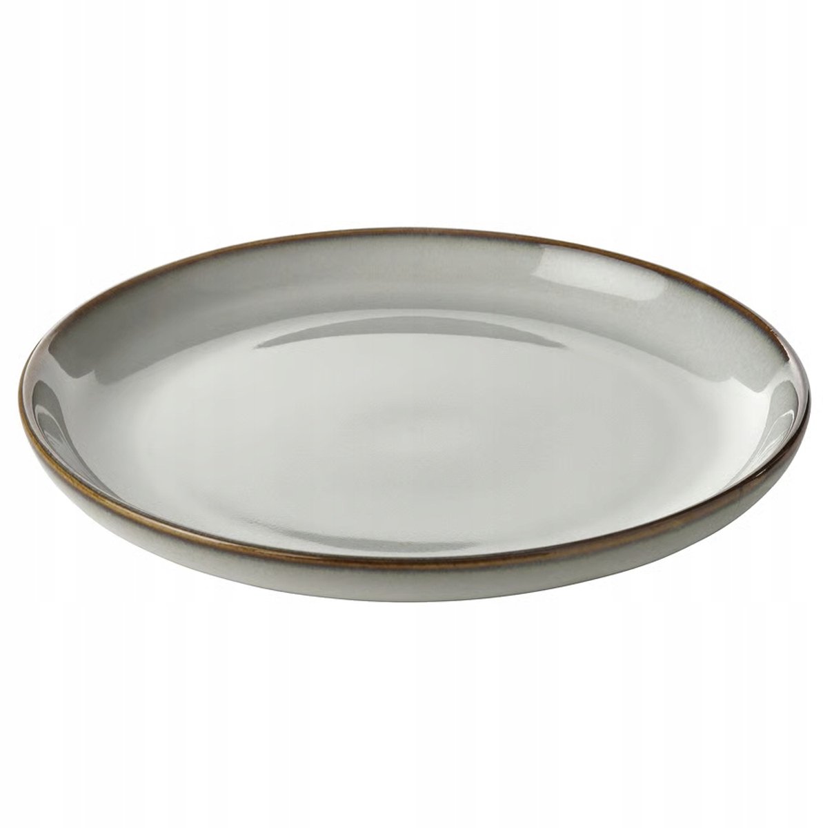 IKEA GLADELIG Bord, Grijs, 20 cm - Stijlvol servies