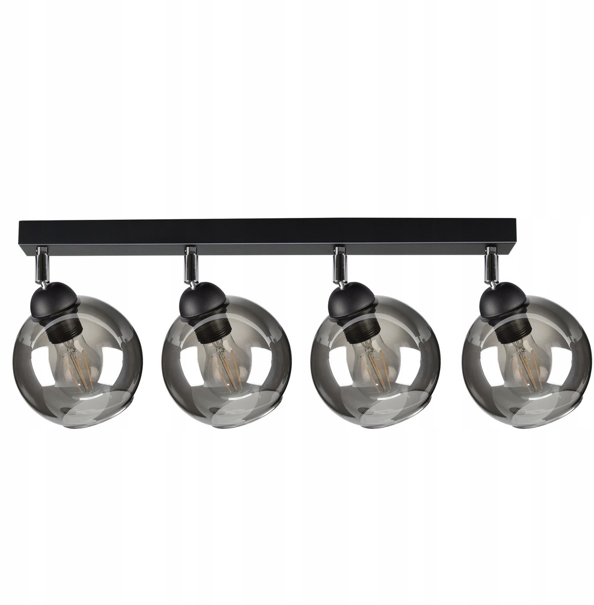 Moderne plafondlamp met Glazen Bollen - 4 lichtpunten, E27