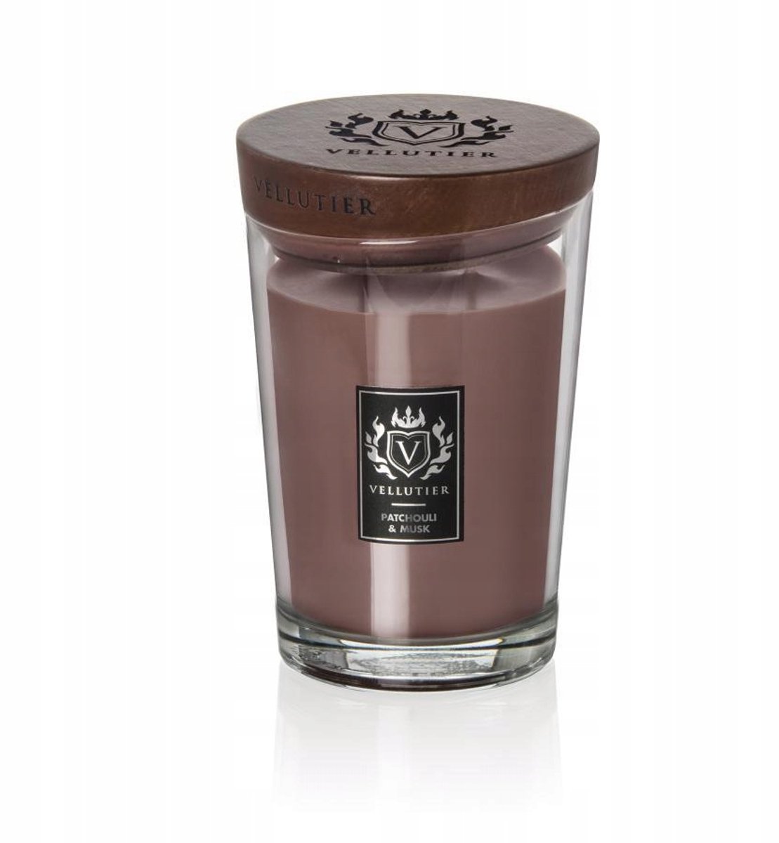 Vellutier Grote Geurkaars Patchouli & Musk 515g - Luxe Cadeau