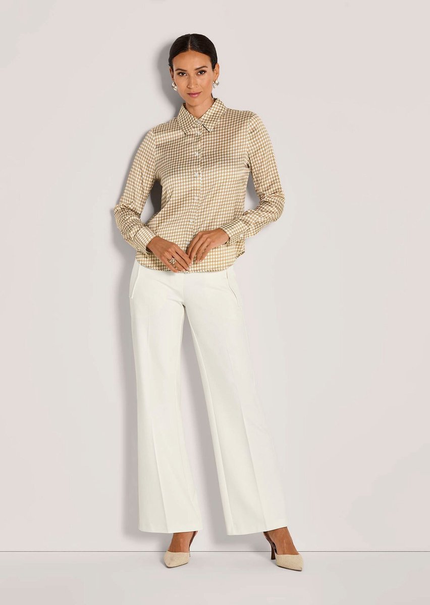MADELEINE Blouse Overhemdblouse met pied-de-poule-motief