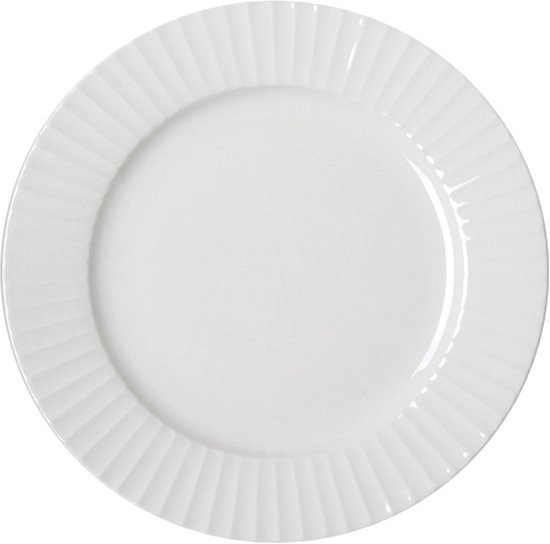 Metropolis Plat Bord 17cm Wit Porselein - RAK | bol