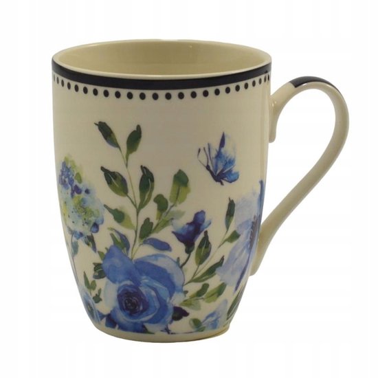 Ambiente Porseleinen mok ca. 400 ml beker Bone China mok voor thee of