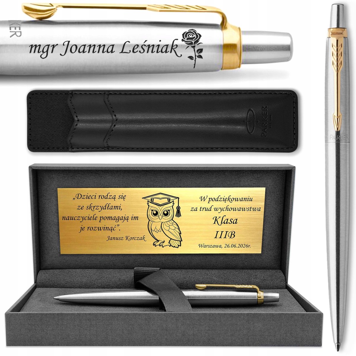 Parker Jotter GT-pen met gravure in luxe etui - perfect cadeau