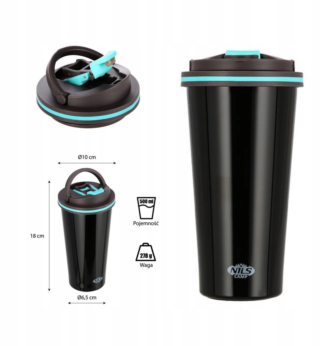 Nils Camp NCB18 Thermosbeker 500ml - Warm & Koud