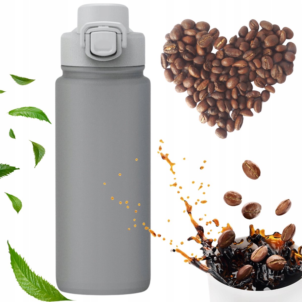 Kamille Thermosbeker RVS 600ml - Houdt Drankjes Warm/Koud
