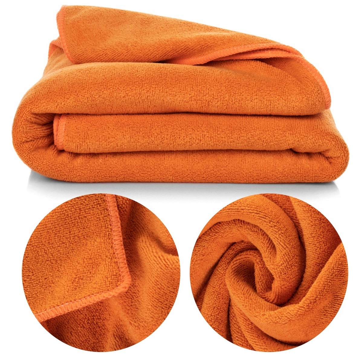 Amy Sneldrogende Badhanddoek 50x90cm - 380g/m² Oranje